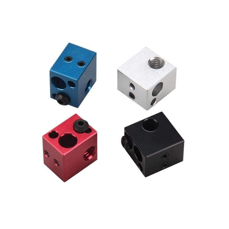 V6 Black Heater Block For 3D Printer Extruder Hotend MK7 MK8 CR6 SE CR10 - Image 5